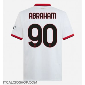 AC Milan Tammy Abraham #90 Seconda Maglia 2024-25 Manica Corta